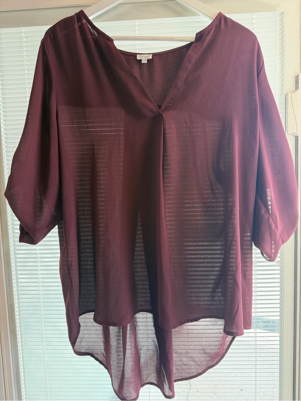 Kismet V-Neck High-Low Blouse
